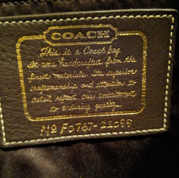 Like new Coach tote - Picture 3 of 5